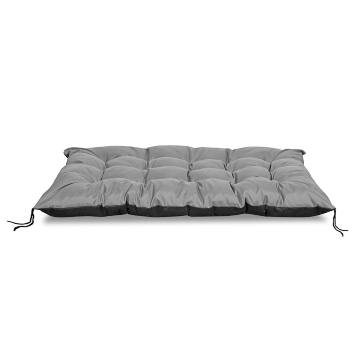 Cojín impermeable de palet de jardín gris 120x80 cm asiento de banco de EUROPALETTE en gris oscuro