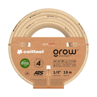 CELLFAST GROW 13 - 500 Garden Hose 4 Layers ATS 27 Bar 1/2 " 15m