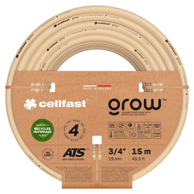 CELLFAST GROW 13 - 520 3/4 " 15m tubo da giardino a 4 4