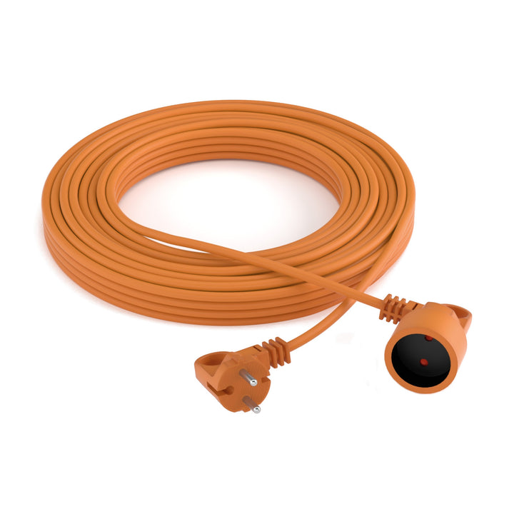 Cable alargador de jardín ACAR 2x1,5 250V/16A 10M color naranja