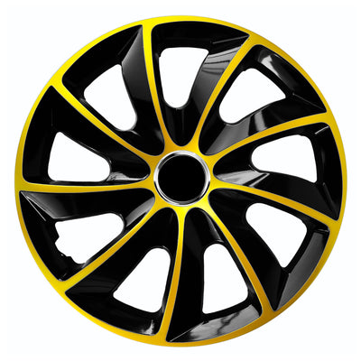 NRM STIG Extra 15" wieldoppen wieldoppen 4-delige set goud 15 inch universeel weerbestendig ABS UK
