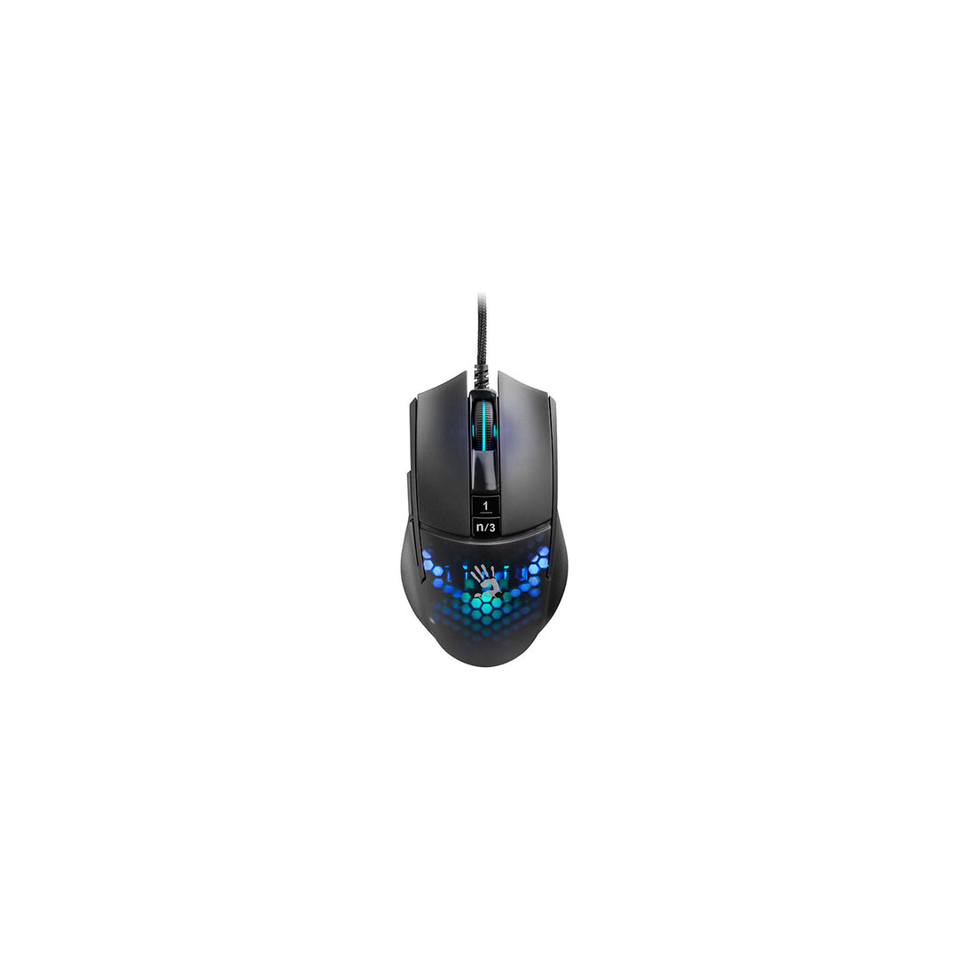 Souris gaming max. 12000 DPI USB Rétroéclairage RGB 2000 Hz Ultrapolling 9 boutons