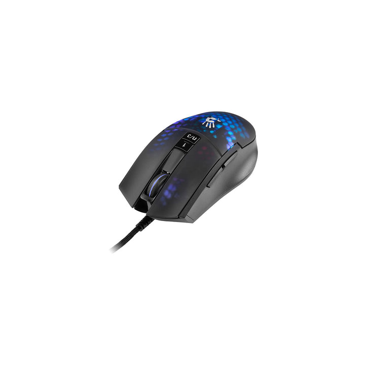 Souris gaming max. 12000 DPI USB Rétroéclairage RGB 2000 Hz Ultrapolling 9 boutons