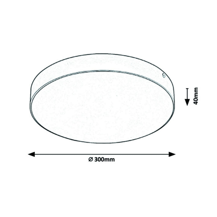 RABALUX TARTU 7898 Garden LED Ceiling Outdoor Lamp Luminaire Adjustable Light Colour 24W IP44 terrace