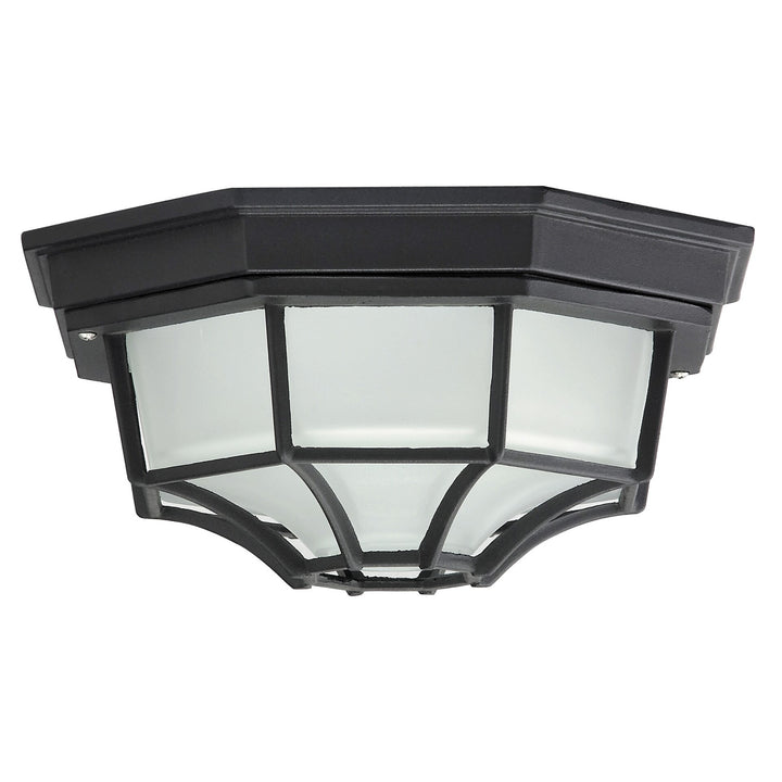 Rabalux Milano Outdoor Ceiling Lamp Decorative Steel and Glass Lamp Shade