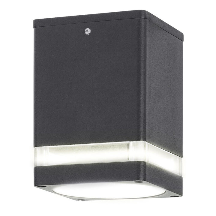 ZOMBOR 7818 Rabalux antracita GU10 35W luminaria de superficie para terrazas