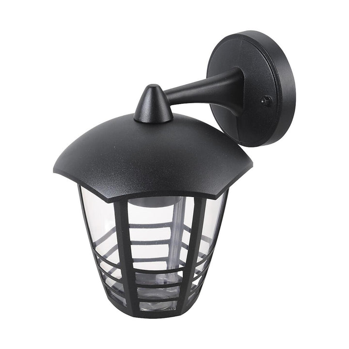 Rabalux Marseille 8617 E27 60 W zwarte metalen tuinwandlamp