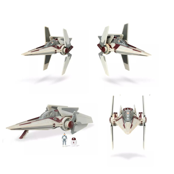 STAR WARS Micro Galaxy Squadron Fahrzeug der Micro-Galaxy-Staffel + 2 Figuren Mix Random Toy