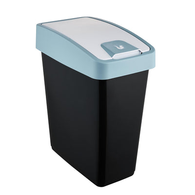 Keeeper Abfallbehälter, 25 l, doppelte Öffnung, Recycling-Sortierung