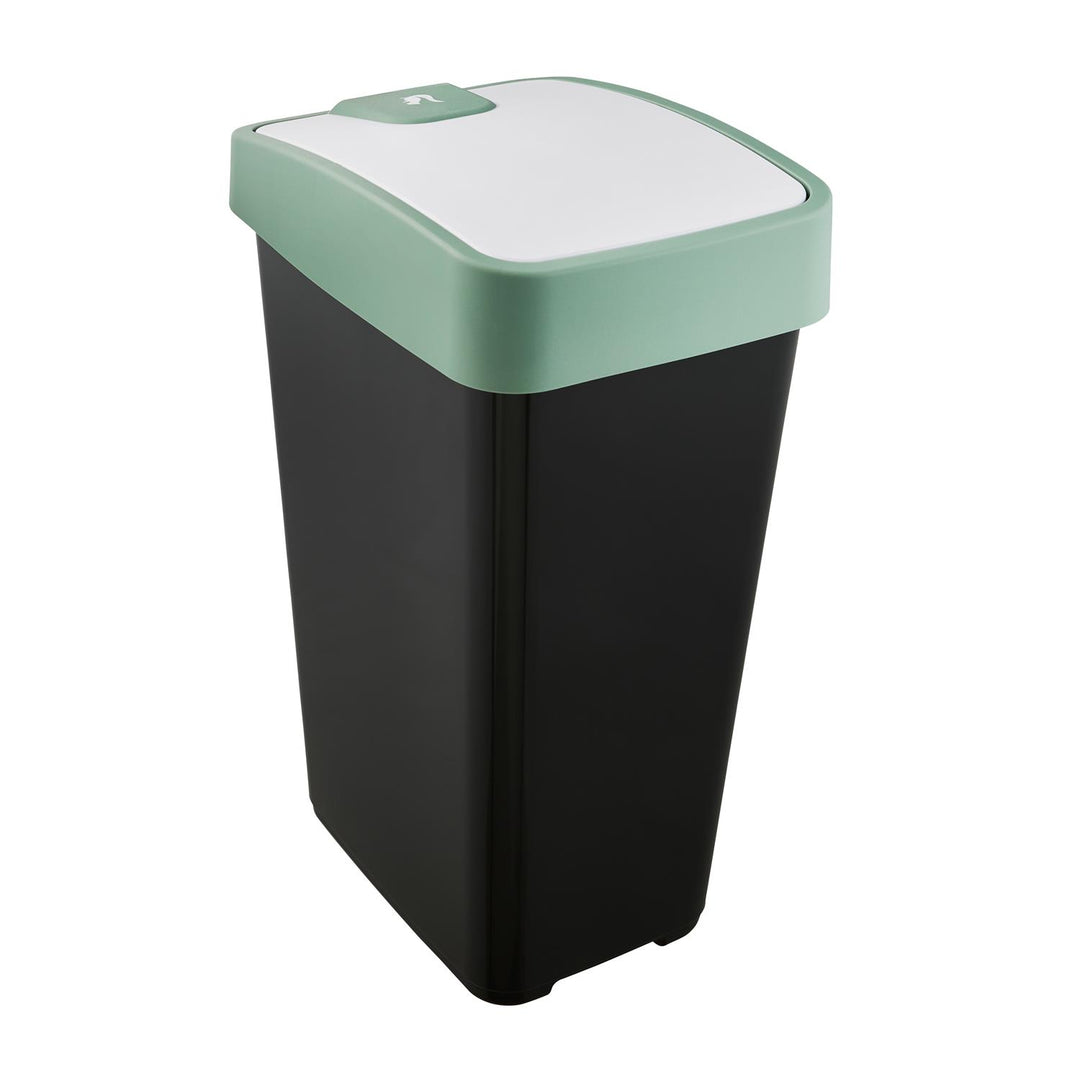 Keeeper Waste Bin Trash Can 25L Double Opening Recycling Sorting