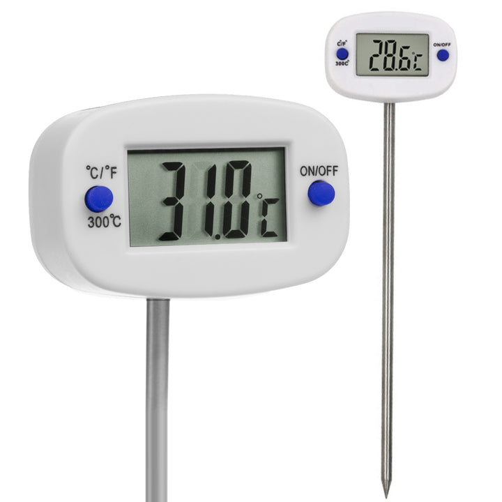 GreenBlue GB382 Thermomètre/sonde alimentaire, ongueur de la sonde 15cm, plage de température -50 deg C à +300 deg C, précision 0.1 deg C,