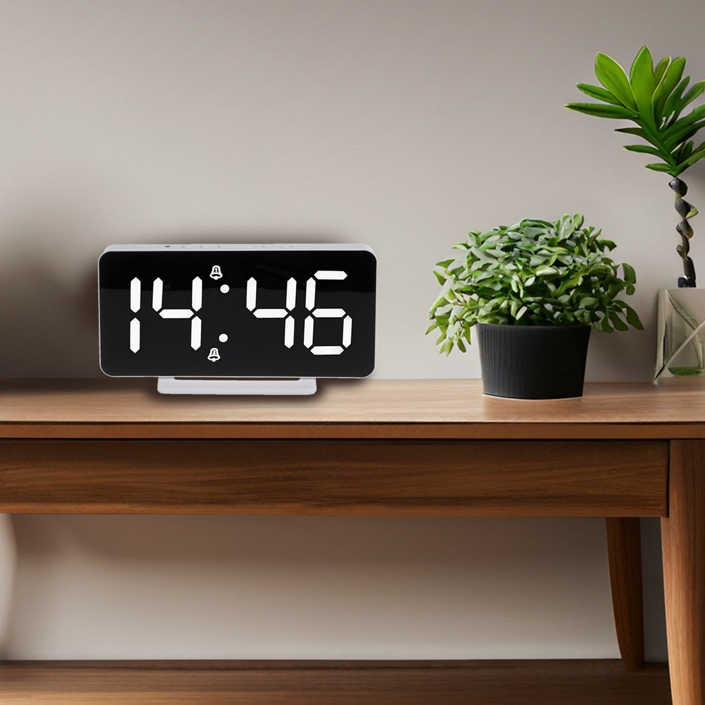 GreenBlue GB383 Digital Clock with Alarm and Thermometer Function Elec ...