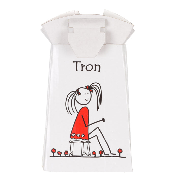 Pot jetable pour enfants Tron, blanc, jusqu'à 30 kg, lot de 10 pièces