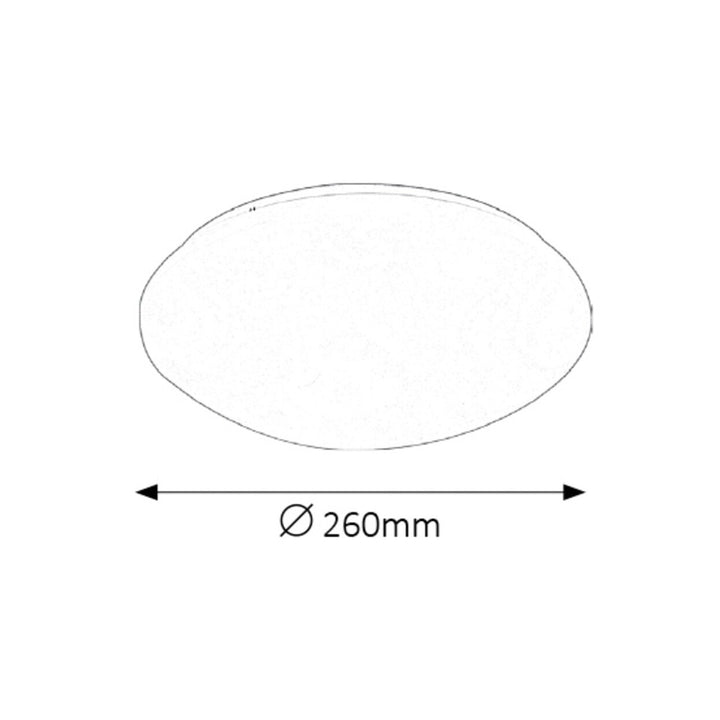 Rabalux Lucas LED plafonnier circulaire blanc 12W 3434