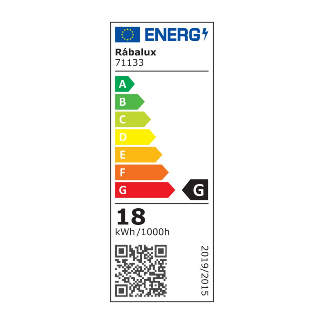 Lámpara de techo circular con sensor de movimiento y luminosidad Lucas 71133 de Rabalux de 18 W