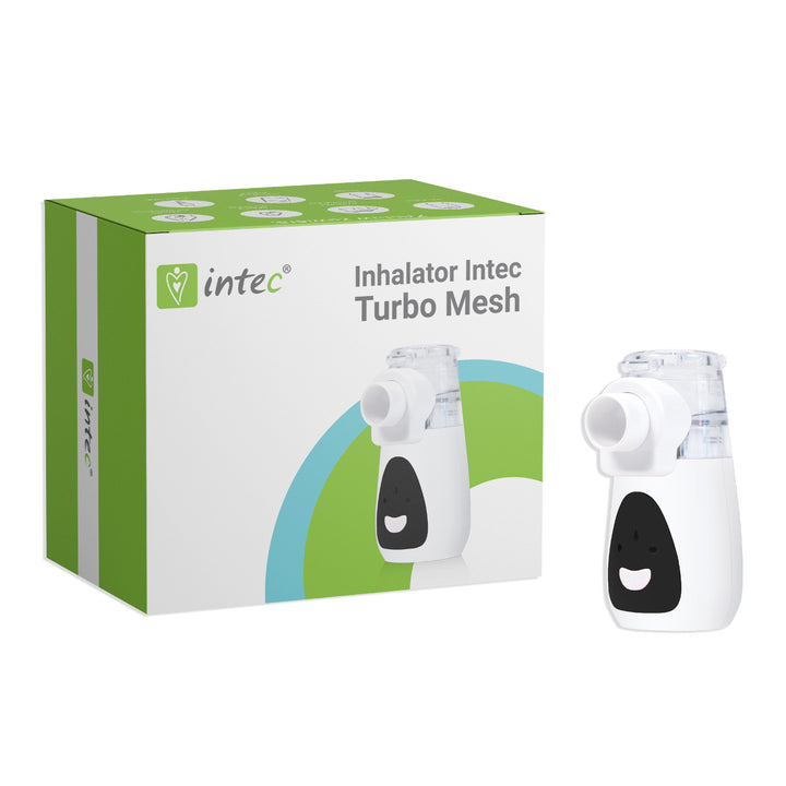 Intec Turbo Mesh Inhalador para Niños y Adultos con Mascarillas Carga USB