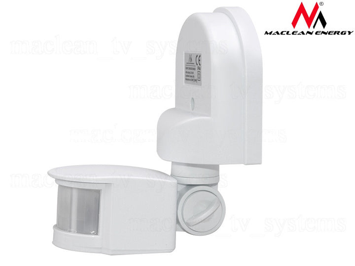 MACLEAN MCE25 B PIR Detector de movimiento Sensor de seguridad Sensor de seguridad Montaje de pared ajustable