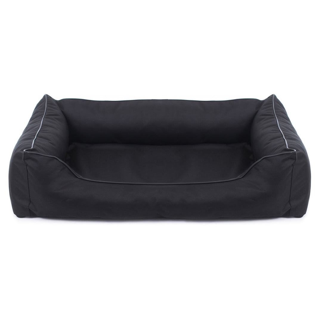 Cama ortopédica para perros Valencia 80 x 60 cm color negro