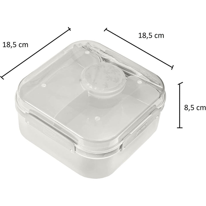 Récipient pour petit déjeuner Branq Lido lunchbox 1.6l blanc