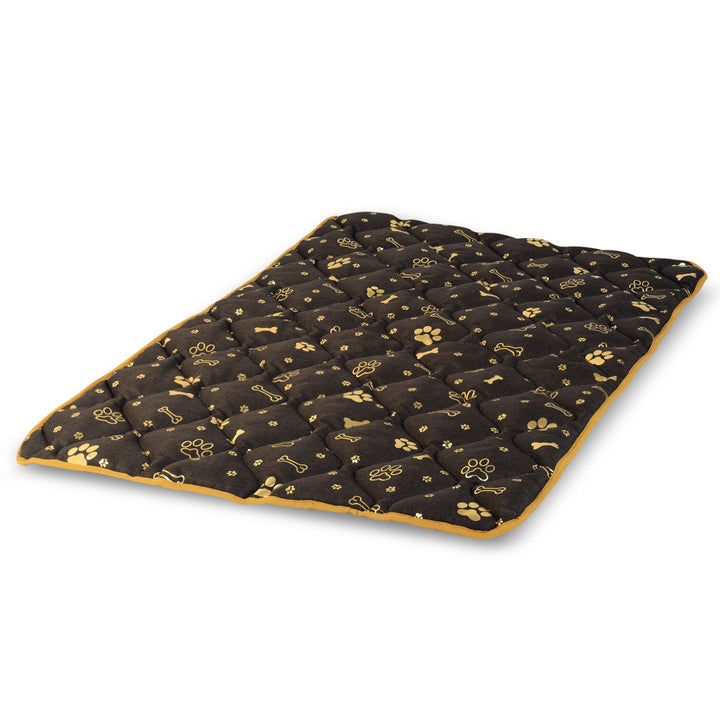 AIO - Dierenmat / Hondenbedmat - 100 x 70 cm waterproof -  Bones Gold