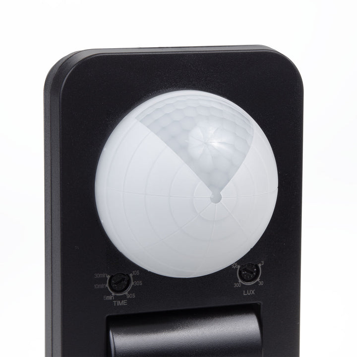 Maclean MCE243 B Infrared Motion Sensor Dusk-to-Dawn 360° Range up to 20m IP65 max 2000W (Black)