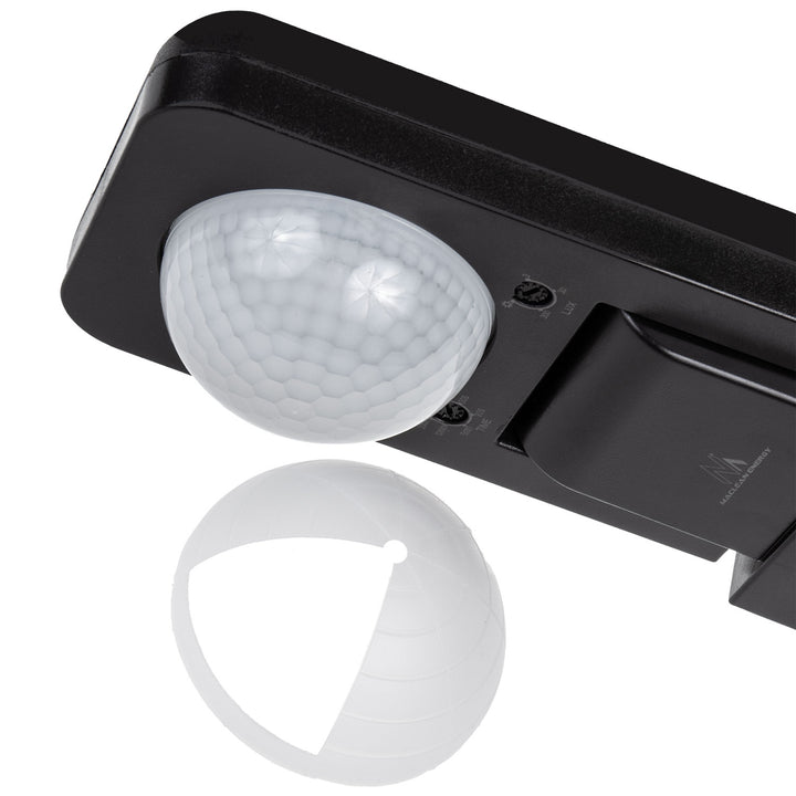 Maclean MCE243 B Infrared Motion Sensor Dusk-to-Dawn 360° Range up to 20m IP65 max 2000W (Black)