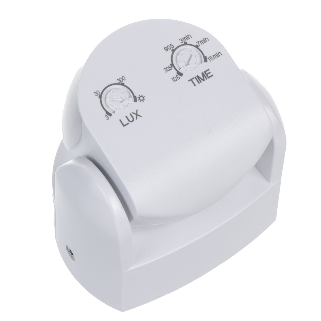 Maclean MCE468 W PIR Motion Sensor Infrared IP65 White Range 12m max load 600/1200W 180° Detection Angle