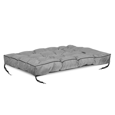 Giardino Cushion 120x80 cm con High Side per Pallet Bench Waterproof Gray