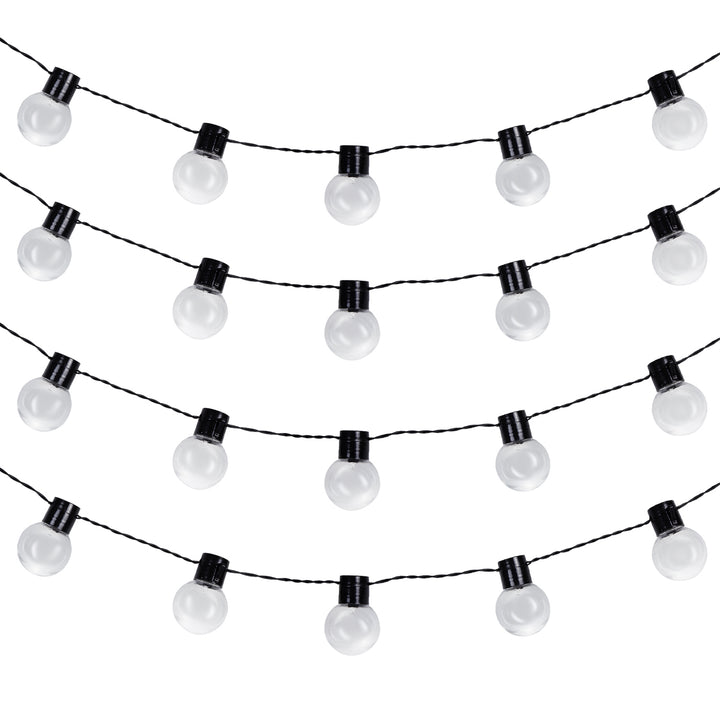 Maclean MCE424 2-in-1 solar garden LED garland, IP44, 3W, 10lm, 3000K, 2*600 mAh battery, 5V DC, 7m