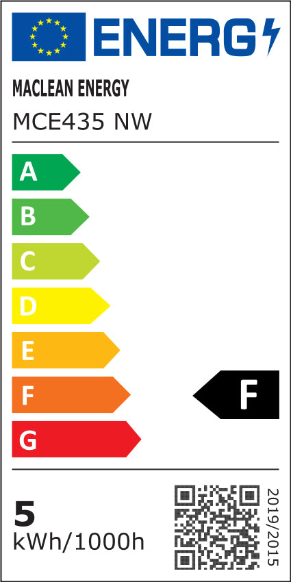 6x Maclean LED-Lampe, GU10, 5W, 220-240V~, 50/60Hz, Neutralweiß, 4000K, 400 Lumen, MCE435 NW