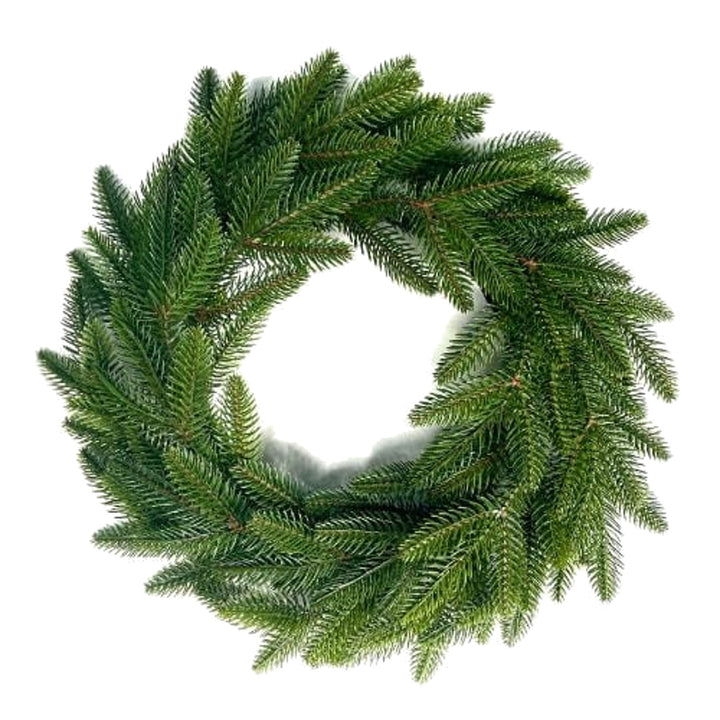 Christmas Headdress, Classic green natural look and elegance, 40 cm