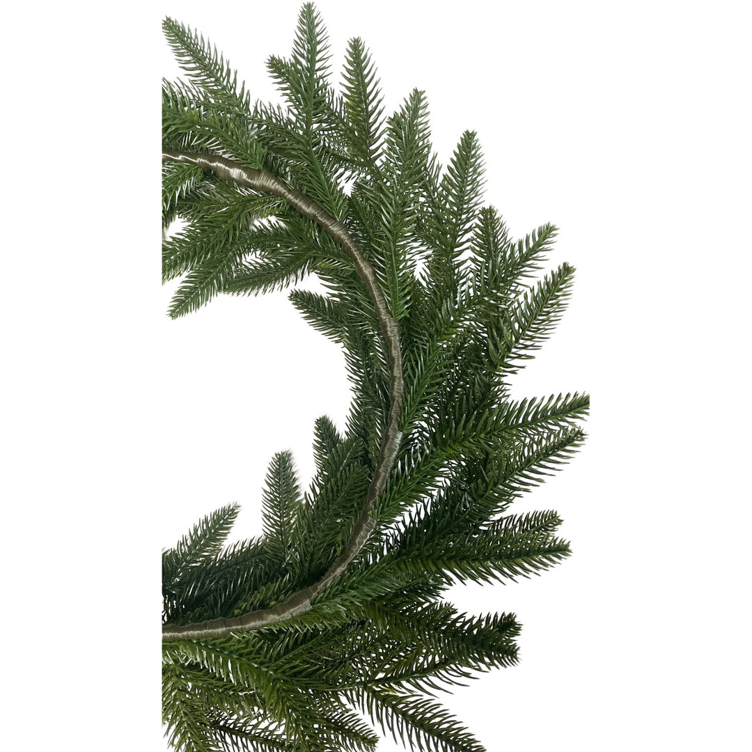 Christmas Headdress, Classic, green,  natural look and elegance 50 cm