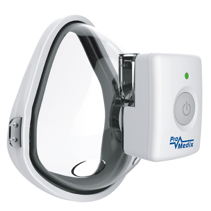 Maclean PR-840 Draagbare inhalator Ultrasone inhalator Inhaleerapparaat met mondstuk en masker Voor volwassenen en kinderen Ingebouwde accu Oplaadbaar