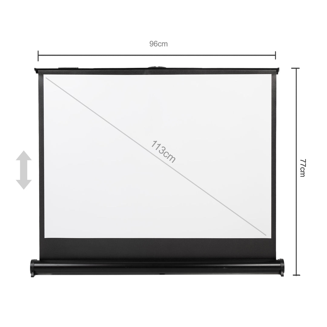 Maclean MC-961 Portable Projection Screen Compact 45" 4:3 Free-Standing Office Cinema