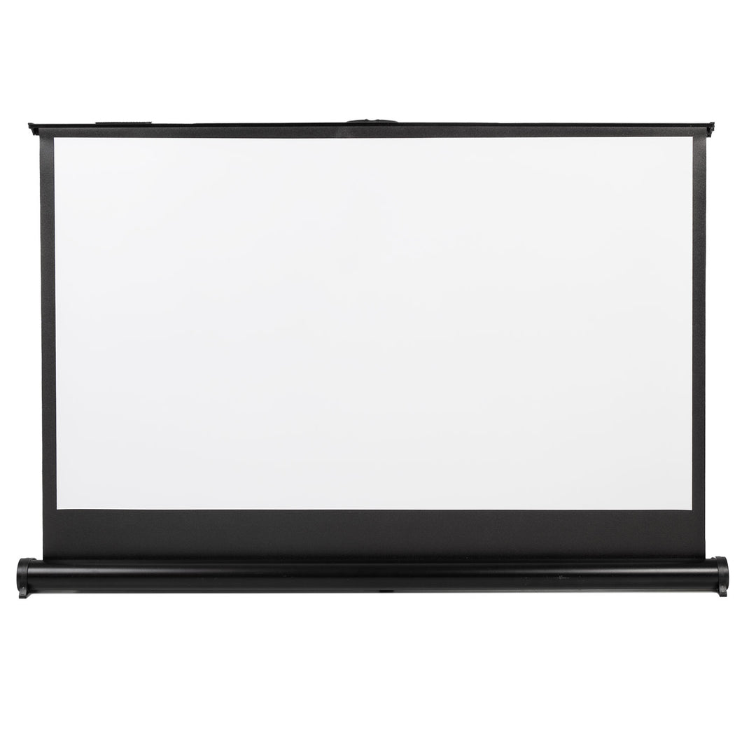 Maclean Portable Projection Screen Compact 40" 16:9 Free-Standing Office Cinema Matt White Home