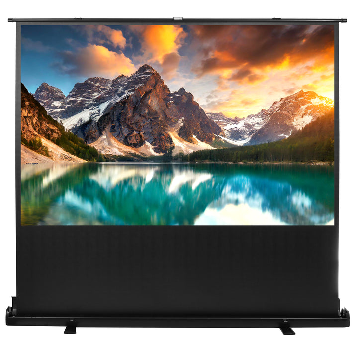 Maclean MC-964 portable projection screen, compact, floor, 100", 16:9