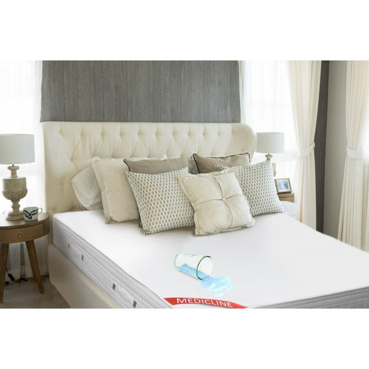 AIO FACTORY Ecco 160x200cm surmatelas/couverture imperméable avec élastique AIO FACTORY Ecco 160x200cm blanc