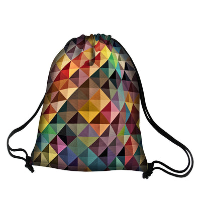 Bertoni Drawstring Shoe Bag Backpack Schoolbag verstelbare riemlengte waterdichte A4