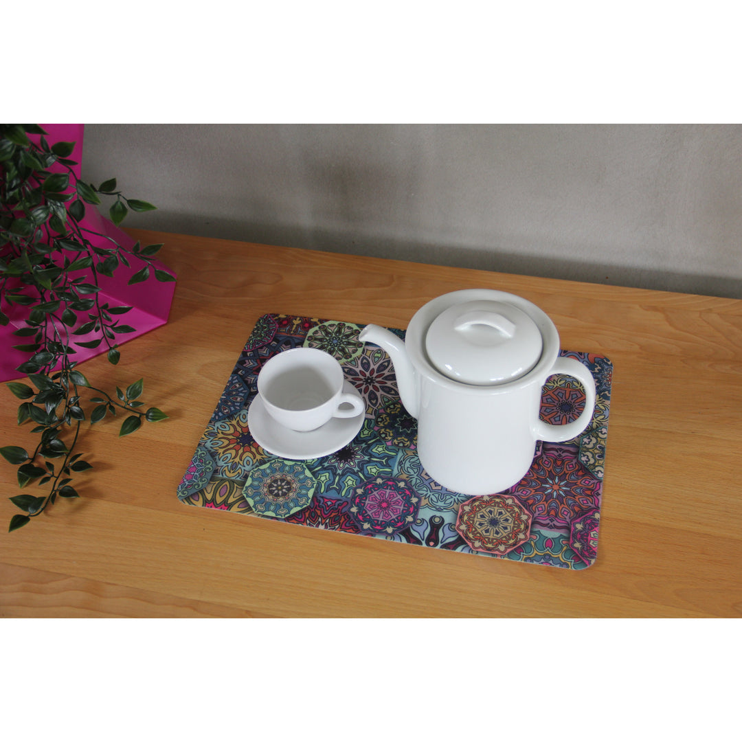 Table Mat for Dinner Plate Tray Decorative Felt Washable 29cm x 42cm