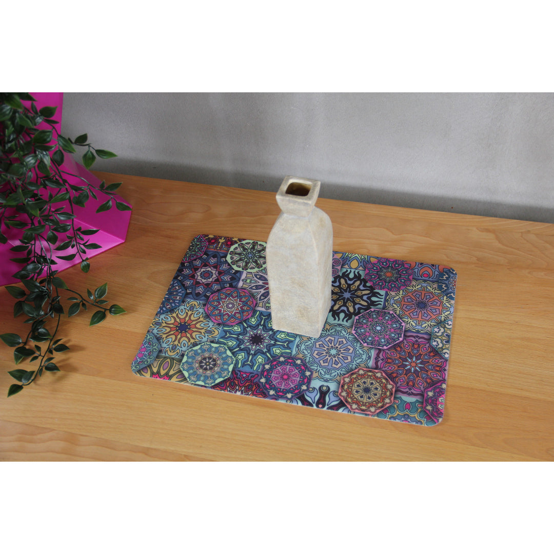 Table Mat for Dinner Plate Tray Decorative Felt Washable 29cm x 42cm