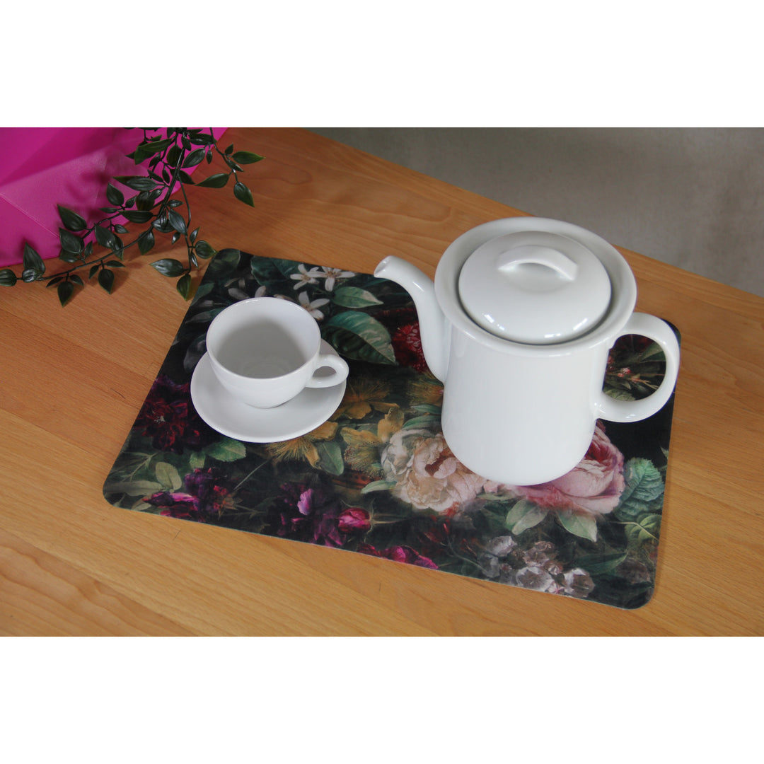 Table Mat for Dinner Plate Tray Decorative Felt Washable 29cm x 42cm