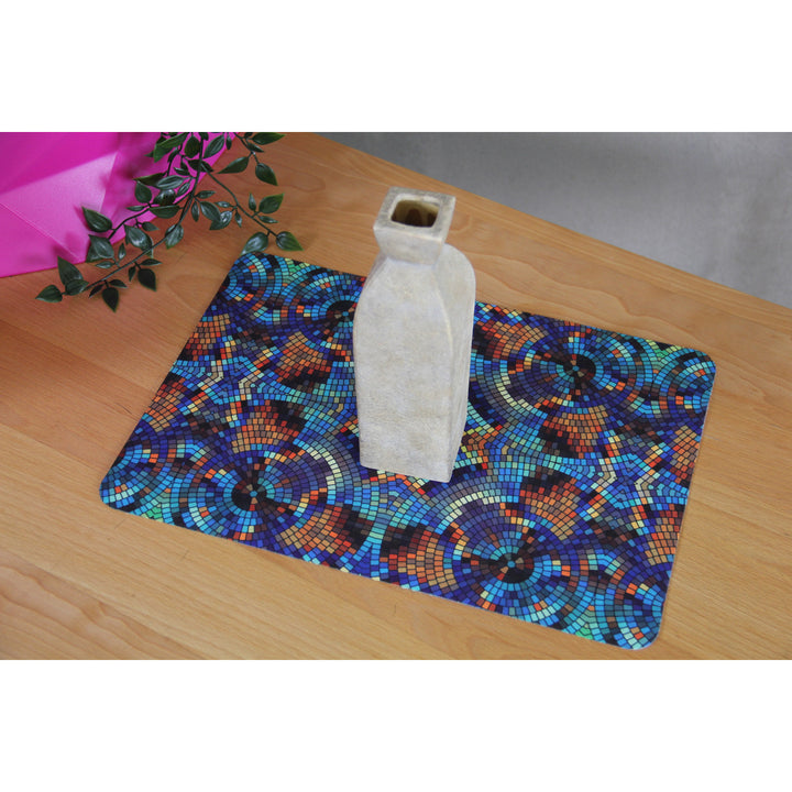 Table Mat for Dinner Plate Tray Decorative Felt Washable 29cm x 42cm