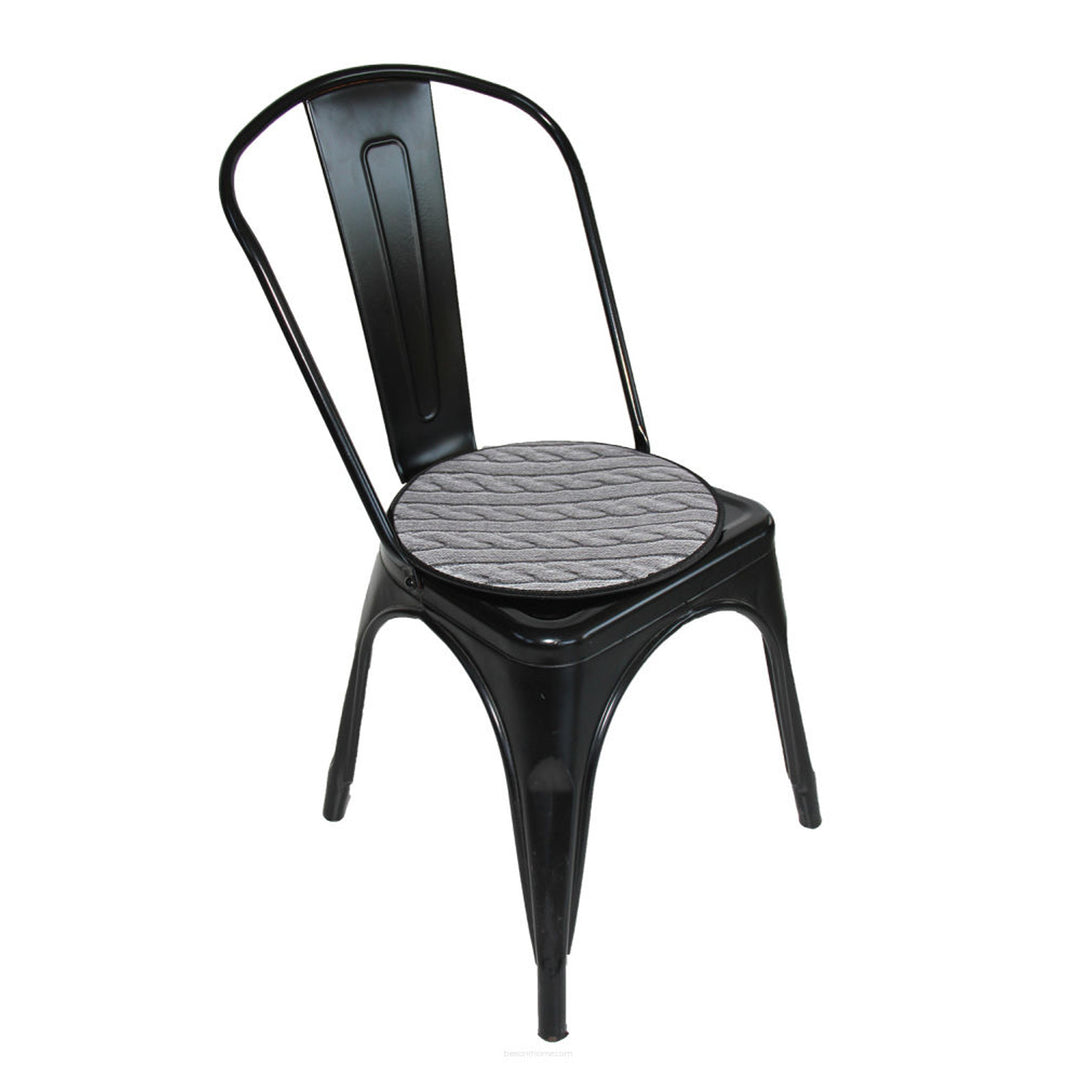 Bertoni Cojín para Silla Cojín Decorativo de Fieltro  Asiento para Cocina (35 cm, Cuadros), EE0064