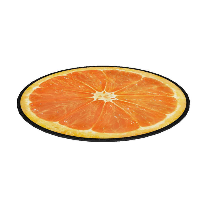 Bertoni Cojín para Silla Cojín Decorativo de Fieltro  Asiento para Cocina (35 cm, Naranja), EE0066