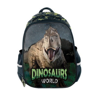Paso PP23DZ-565 Dinosaur Premium School Sackets Poches Poches Handle