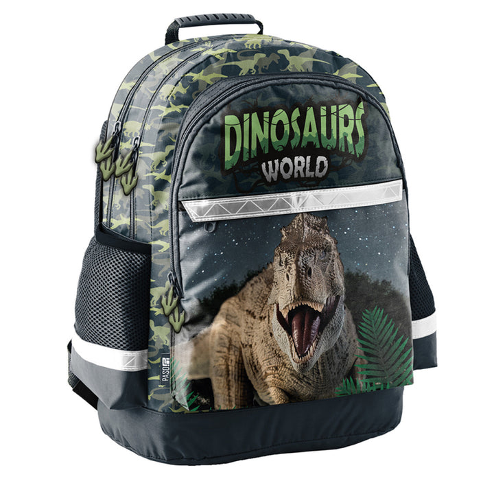 Mochila escolar Dinosaurio Paso 42x29x16 cm PP23DZ-116