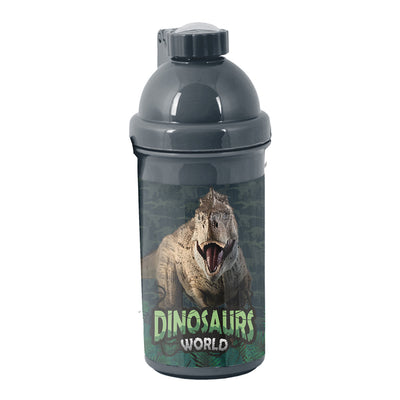 PASO PP23DZ-3021 Botella de agua de dinosaurio 550 ml Viaje escolar sin BPA
