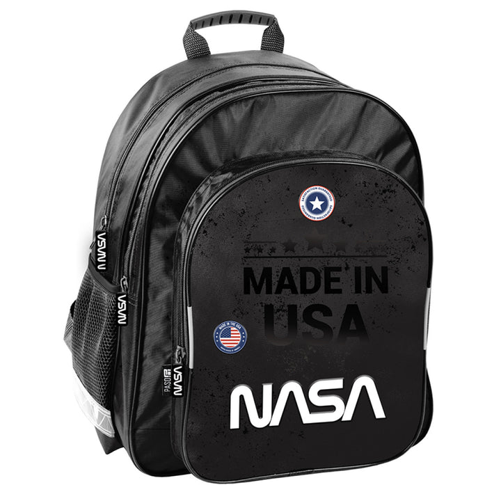 NASA Paso PP23SA-090 sNASA School Backpack with 3 Compartments 38x29 cm Side Pockets Ergonomic Back Padded Lightweight Waterproof