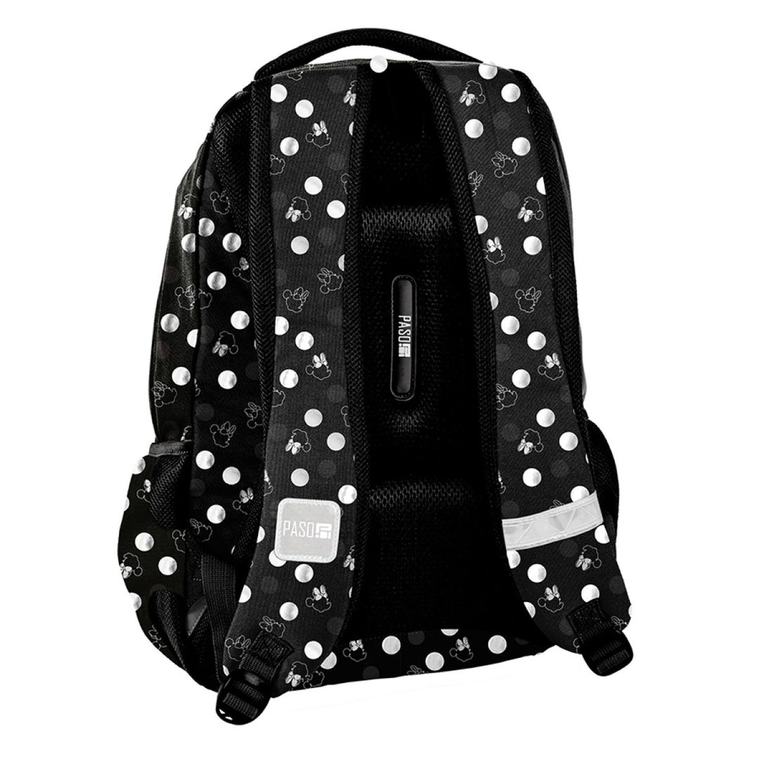 Sac à dos scolaire Minnie Paso DM23KK-278 mesurant 38x30x16 cm