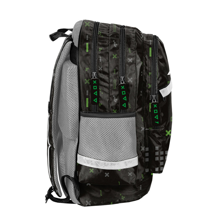 Mochila escolar Gaming Paso PP23GE-116 de dimensiones 42x29x16 cm